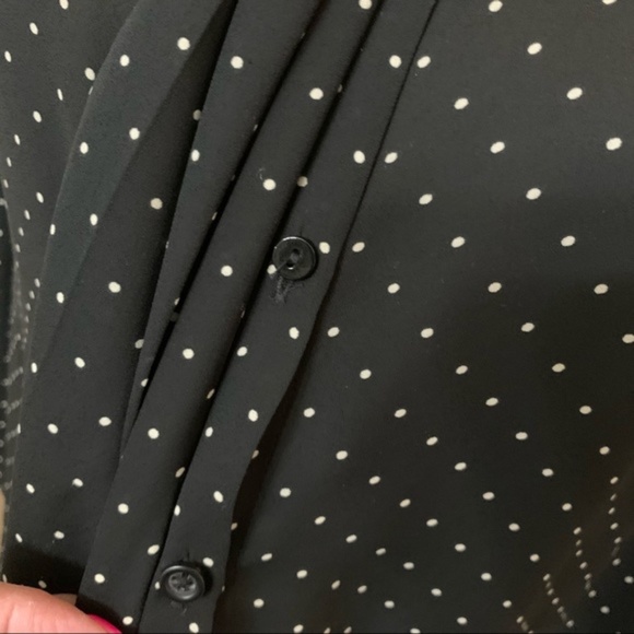 Zara Basic black polka dot top - Picture 11 of 15